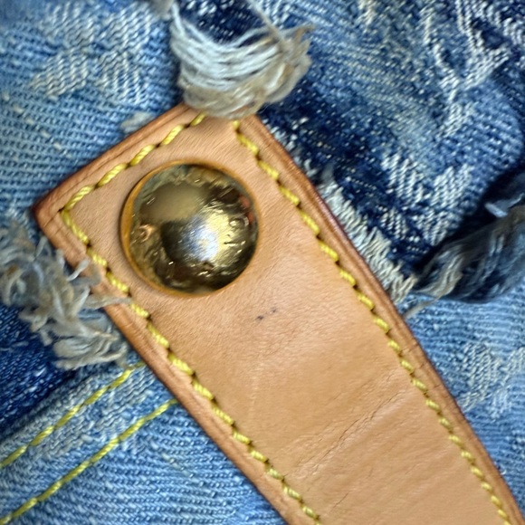 Authentic Louis Vuitton Bowly Limited Edition Denim Patch Bag - Picture 13 of 16